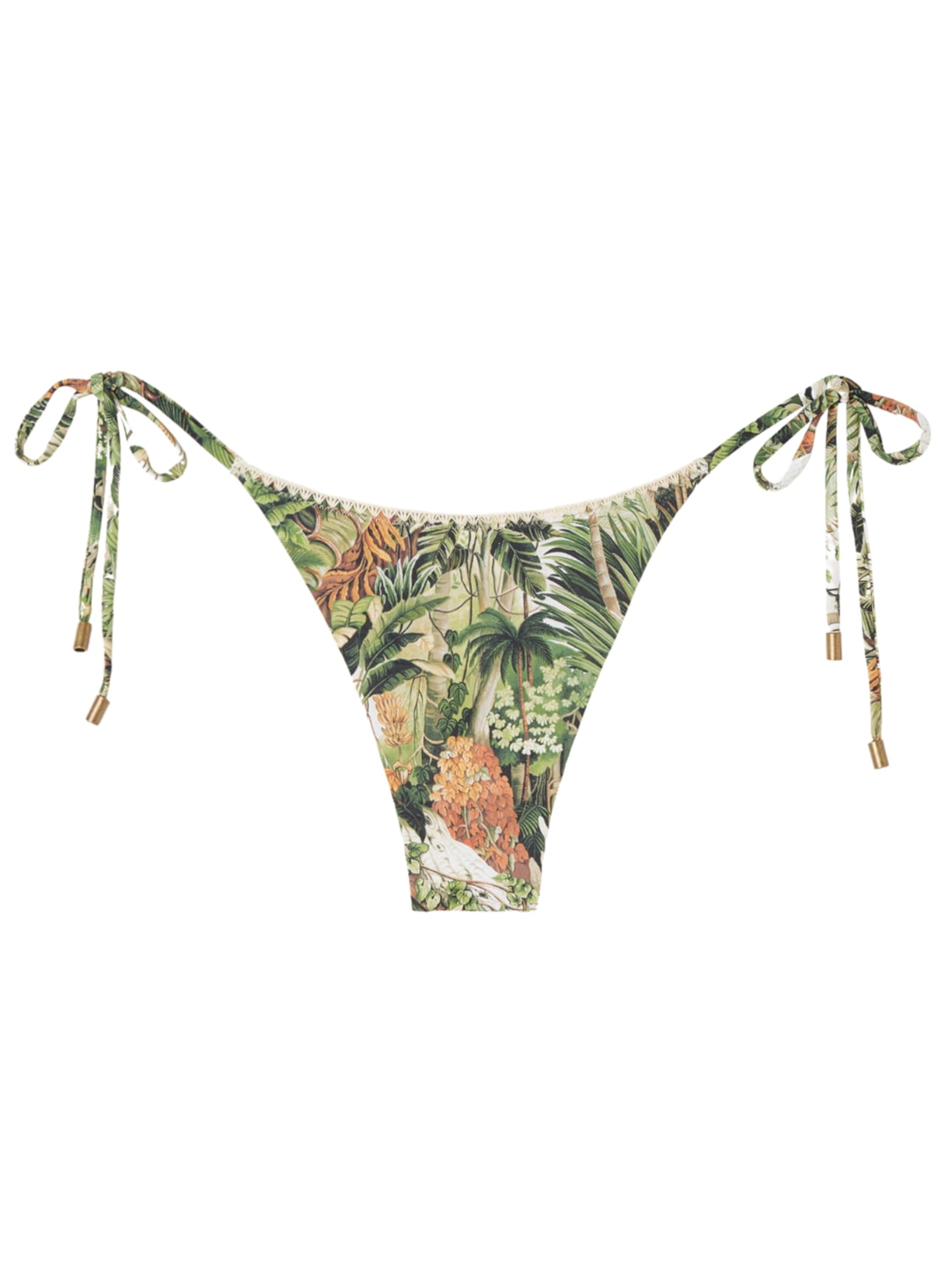 Calcinha De Biquíni Fio Dental Savage Tropics - Verde