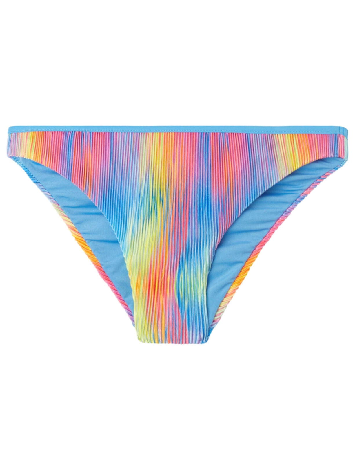 Calcinha De Biquíni Plissada Maiorca Azul Calzedonia