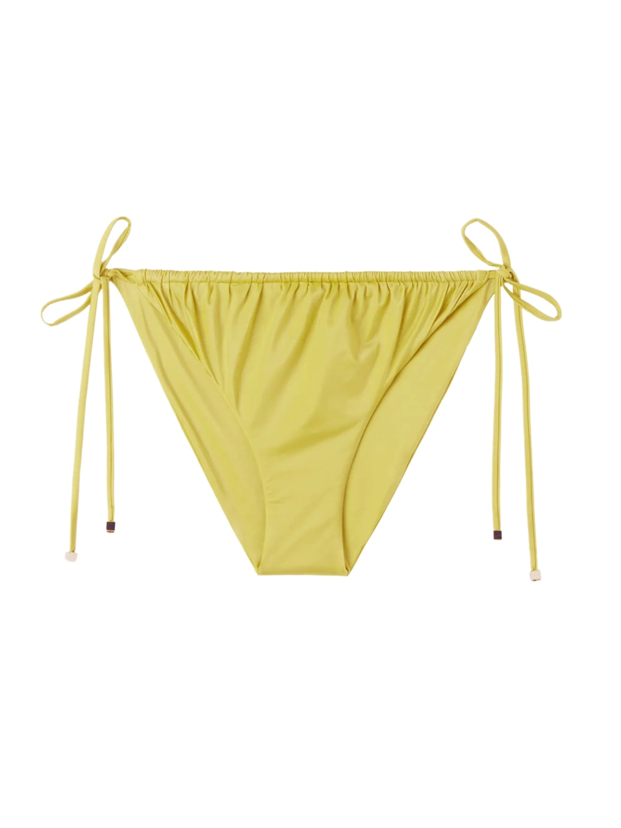 Calcinha De Biquíni Shiny Satin - Amarelo