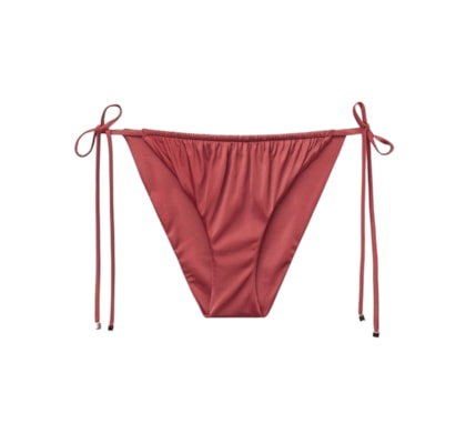 Calcinha De Biquíni Shiny Satin - Laranja