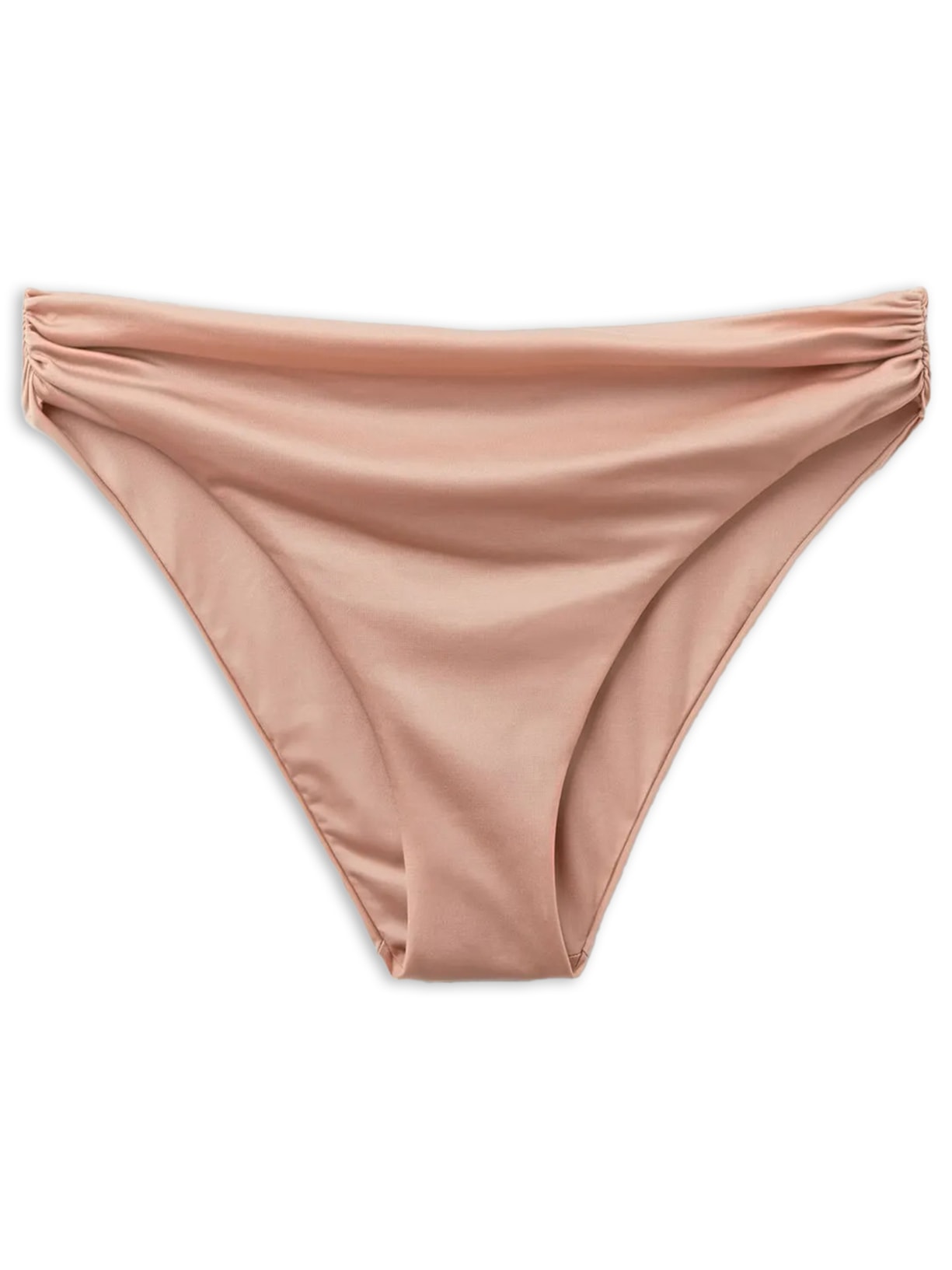Calcinha De Biquíni Shiny Satin Rosa Calzedonia