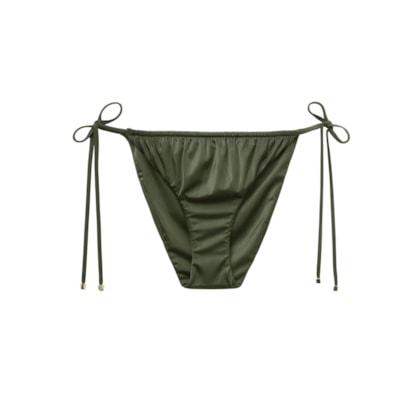 Calcinha De Biquíni Shiny Satin - Verde