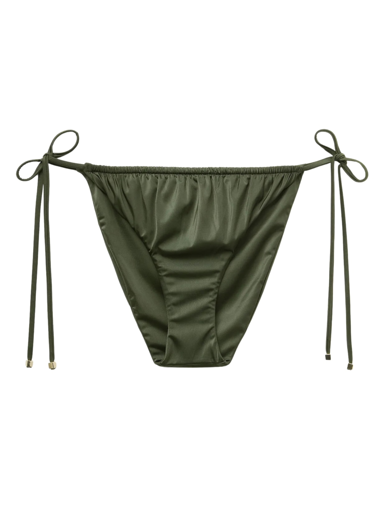 Calcinha De Biquíni Shiny Satin - Verde