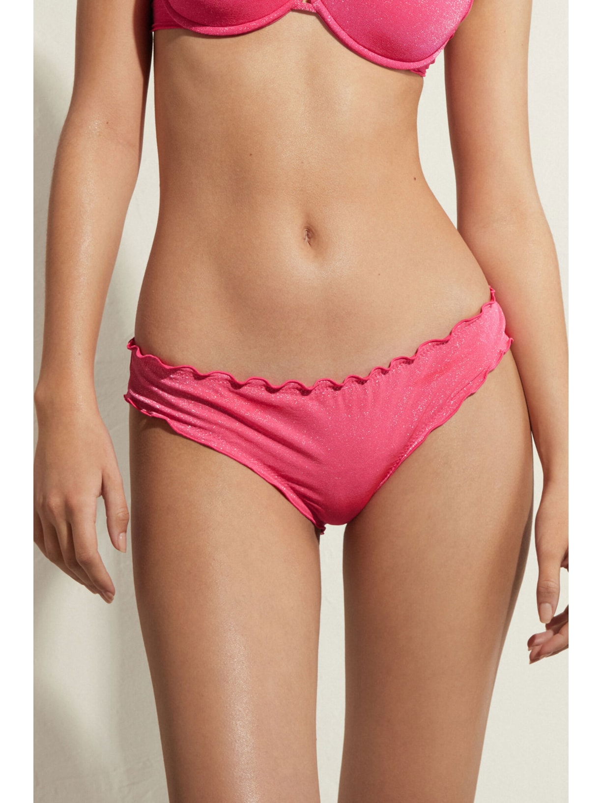 Calcinha De Biquíni Slip Formentera Rosa Calzedonia
