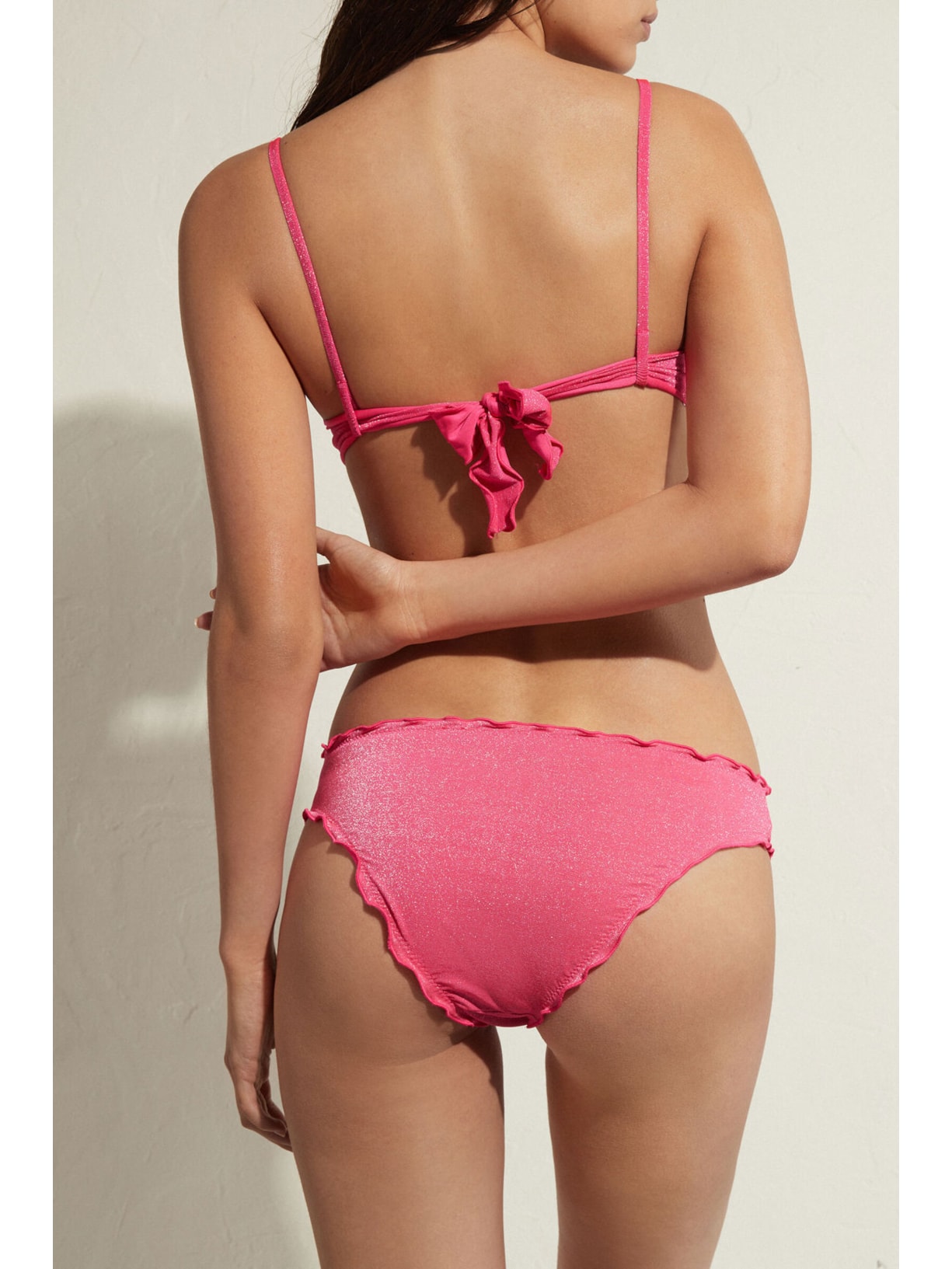 Calcinha De Biquíni Slip Formentera Rosa Calzedonia