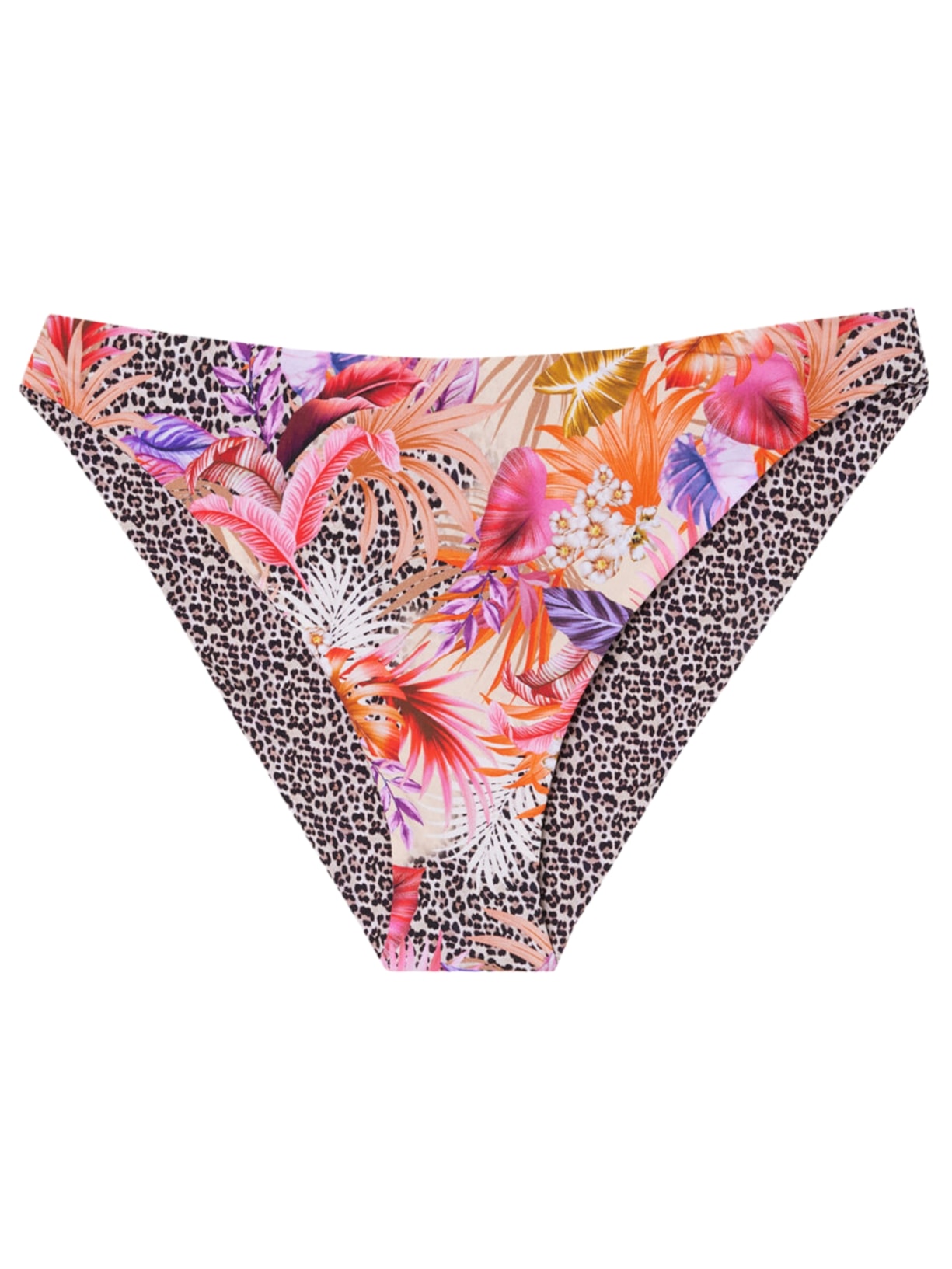 Calcinha De Biquíni Wild Foliage - Rosa