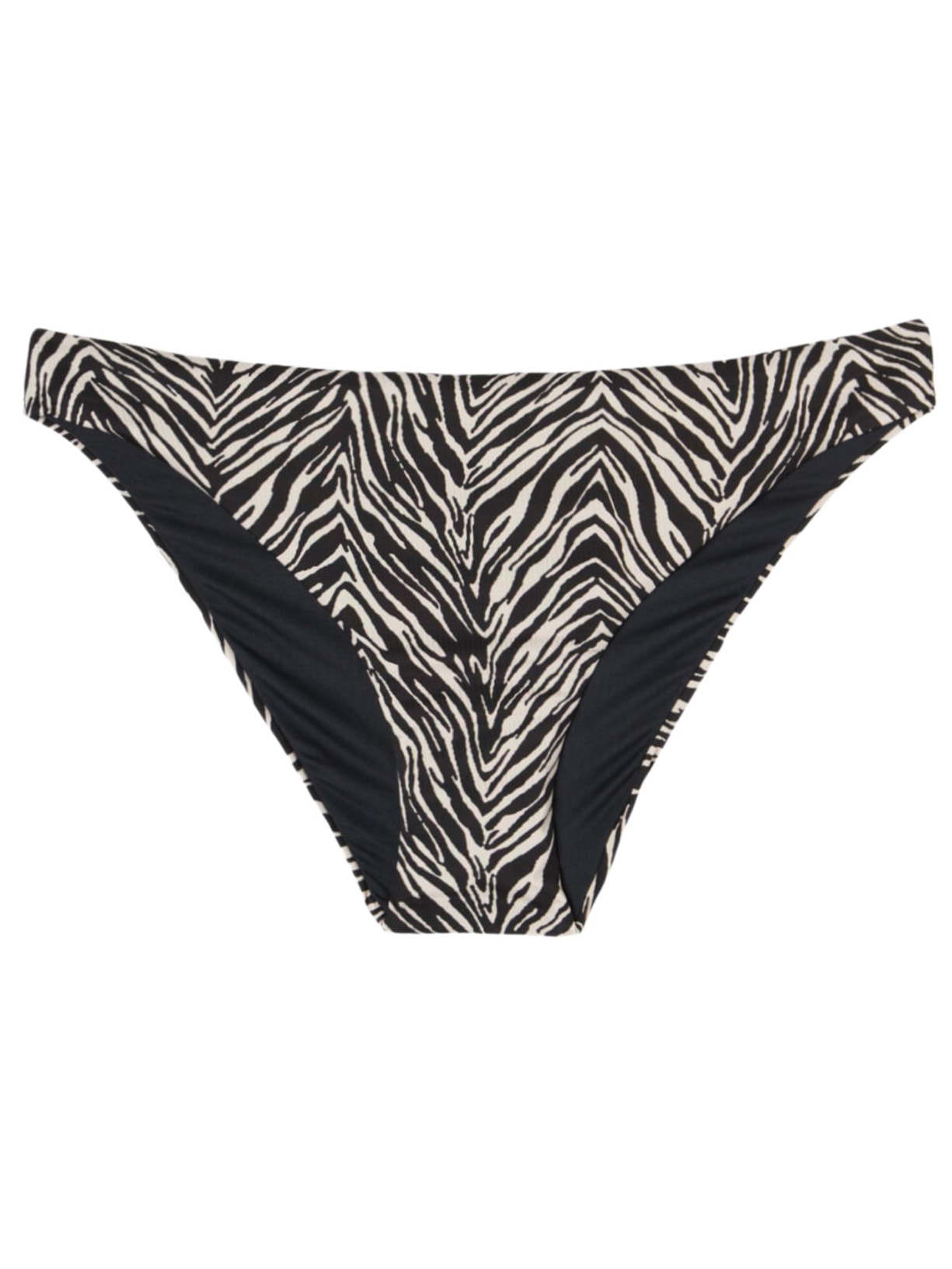 Calcinha De Biquíni Zebra Nairobi - Preto