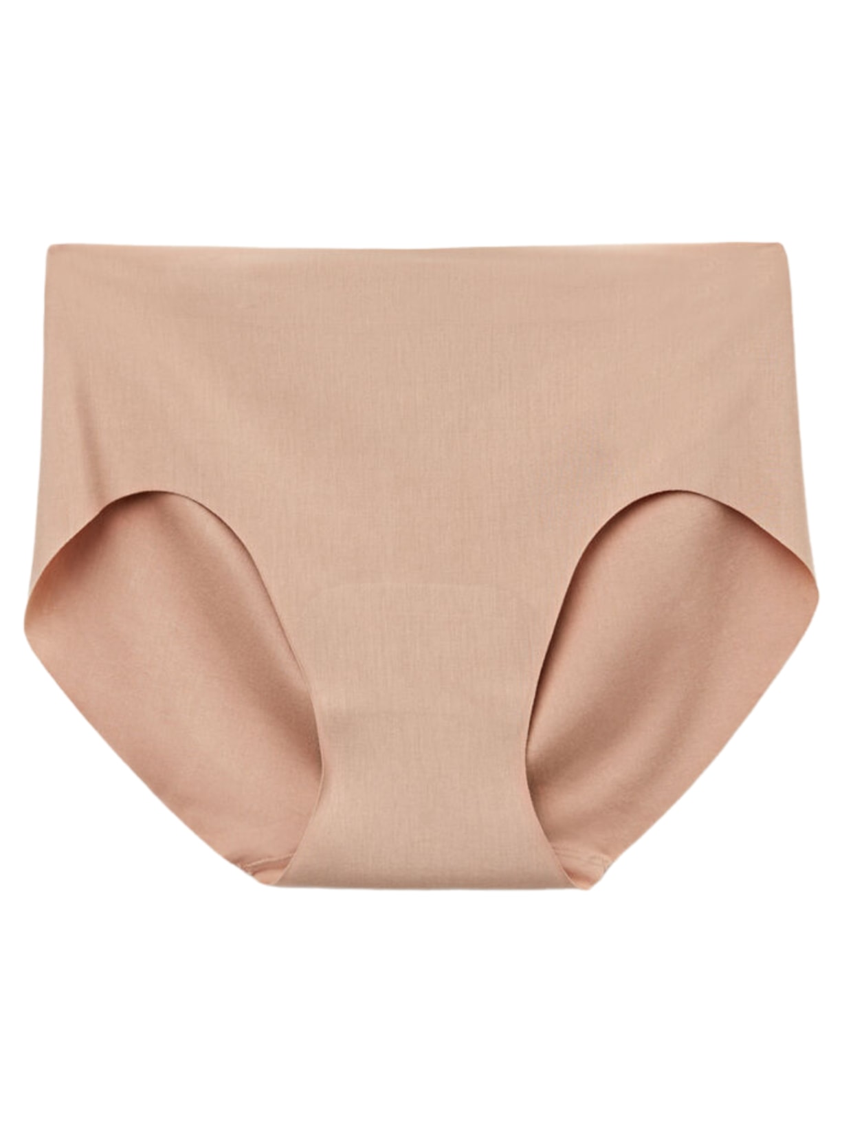 Calcinha De Cintura Alta Superior Comfort - Bege