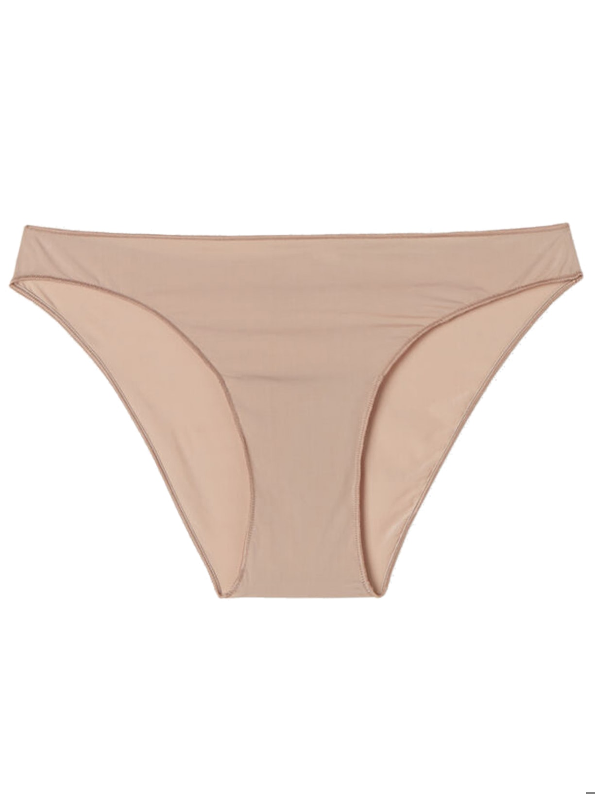 Calcinha De Cintura Baixa Em Microfibra Ultralight - Bege