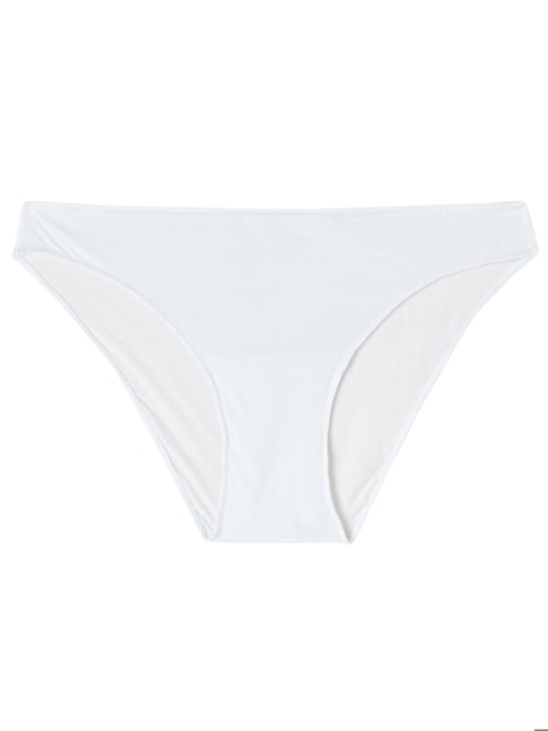 Calcinha De Cintura Baixa Em Microfibra Ultralight - Branco