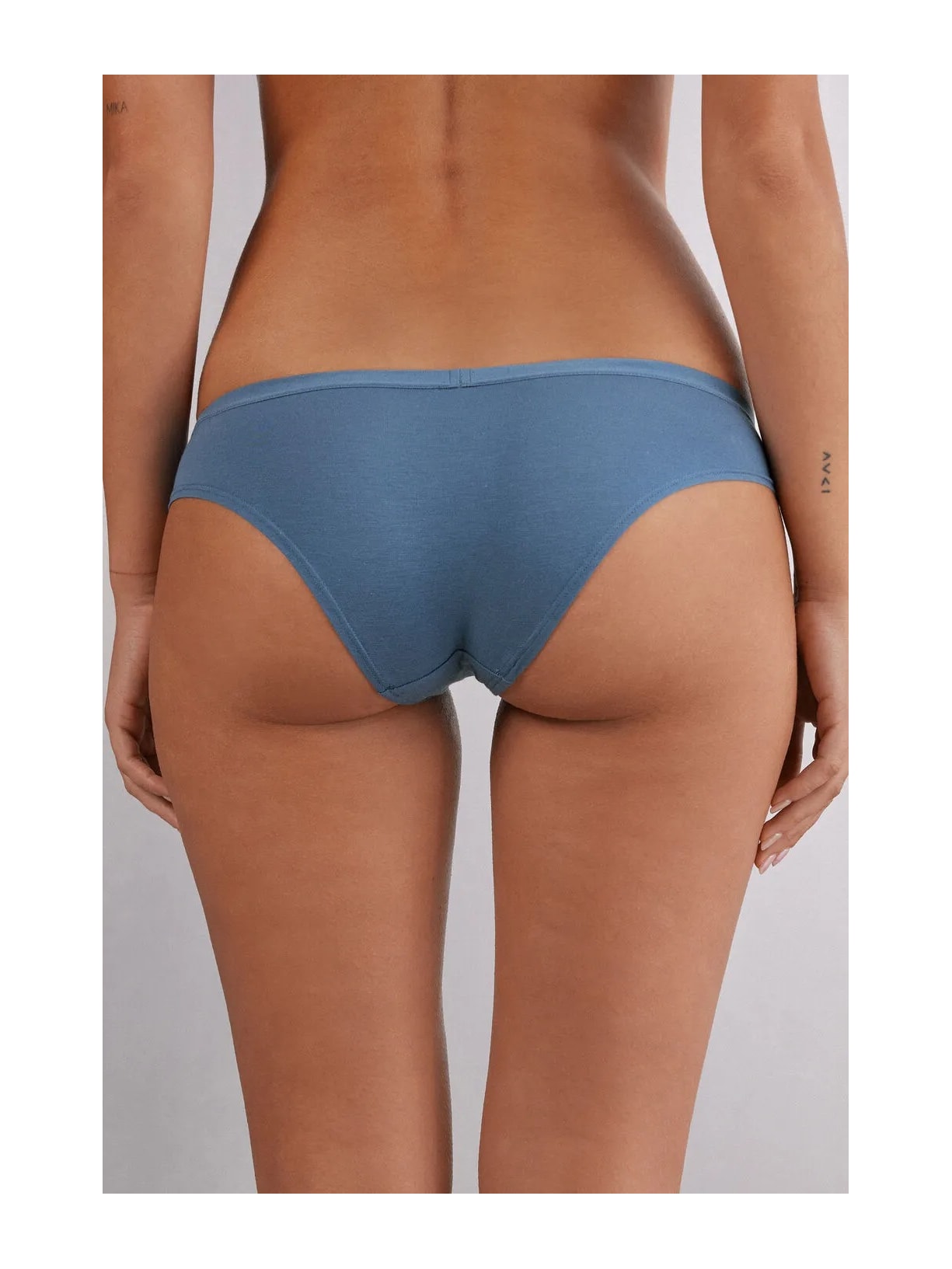 Calcinha Em Algodão Azul Intimissimi