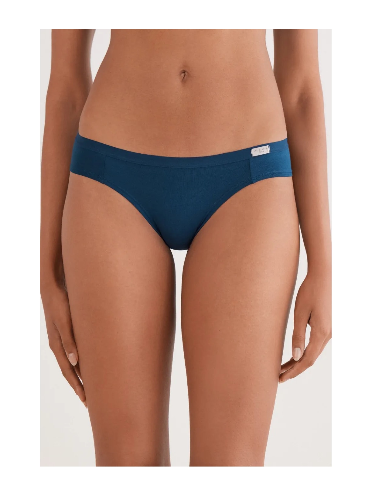 Calcinha Em Algodão Azul Intimissimi