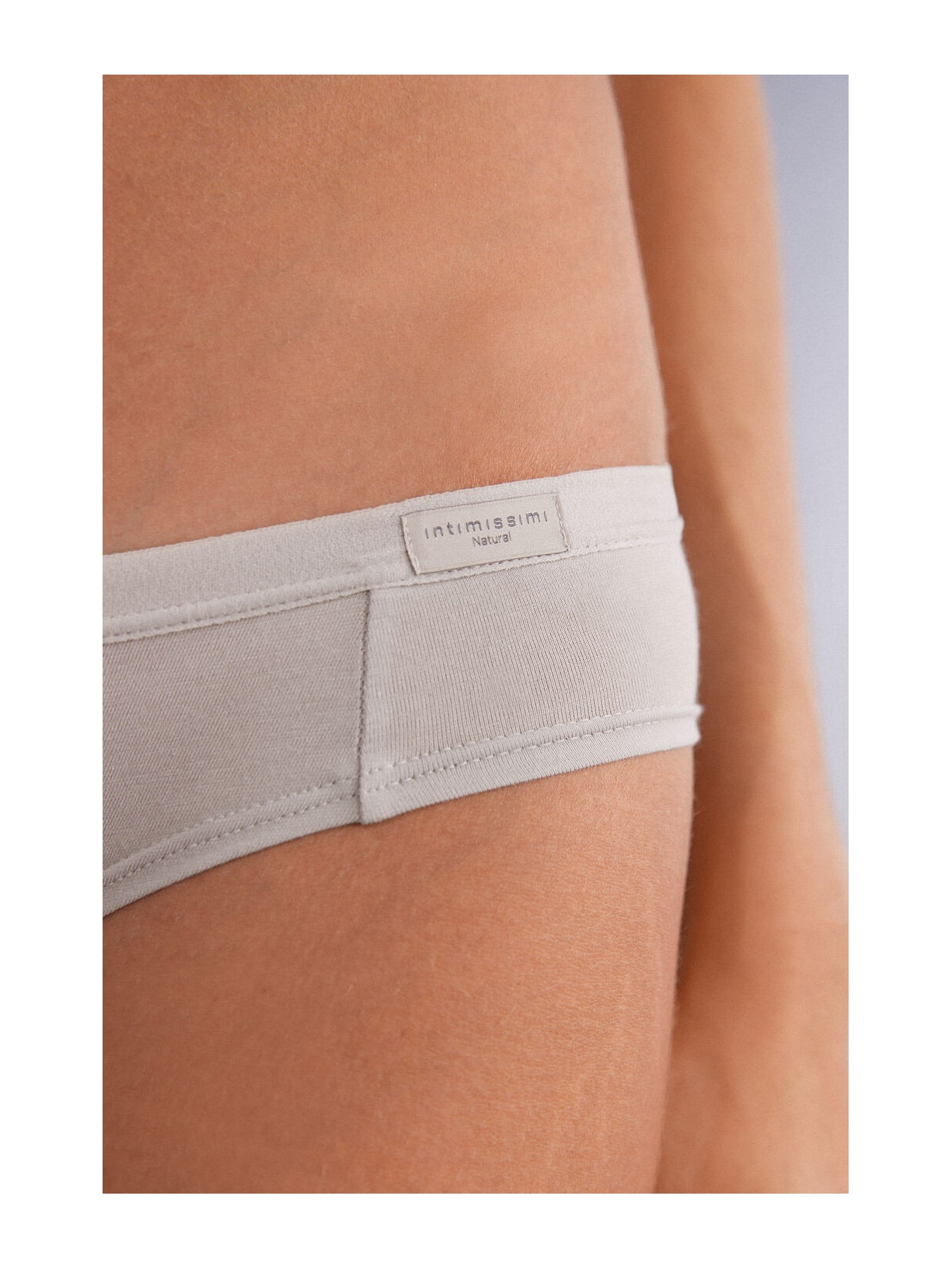 Calcinha Em Algodão Cinza Intimissimi