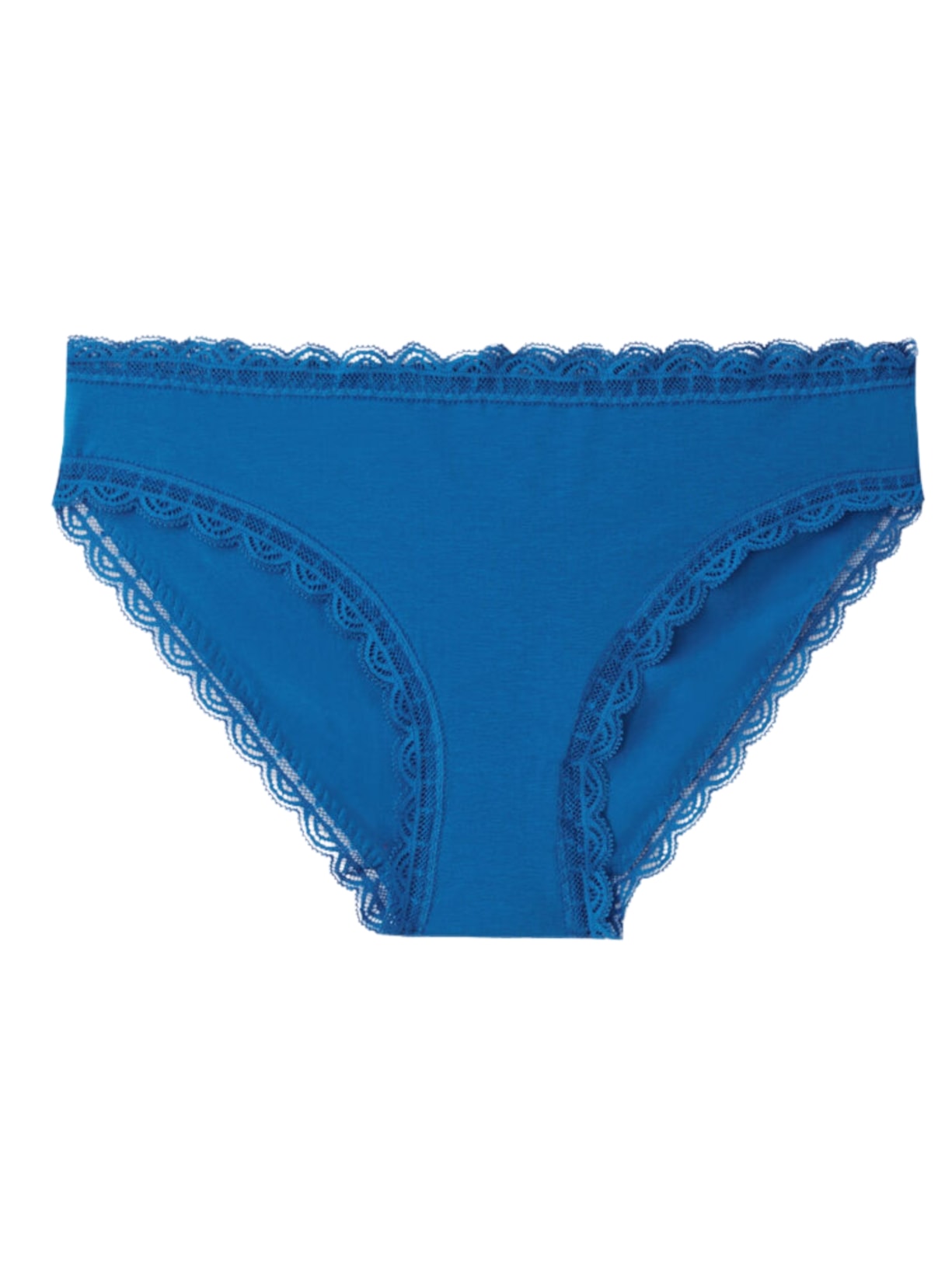 Calcinha Em Algodão e Renda Azul Intimissimi