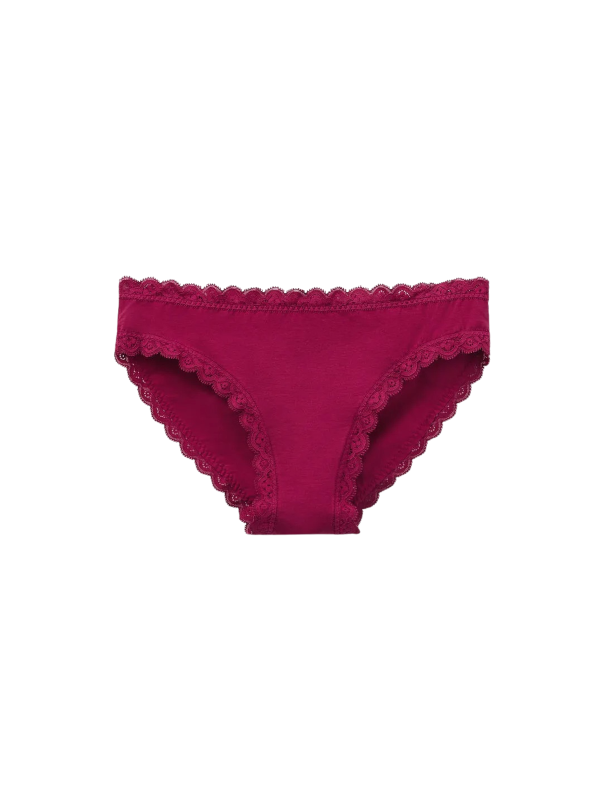 Calcinha Em Algodão e Renda Bordô Intimissimi
