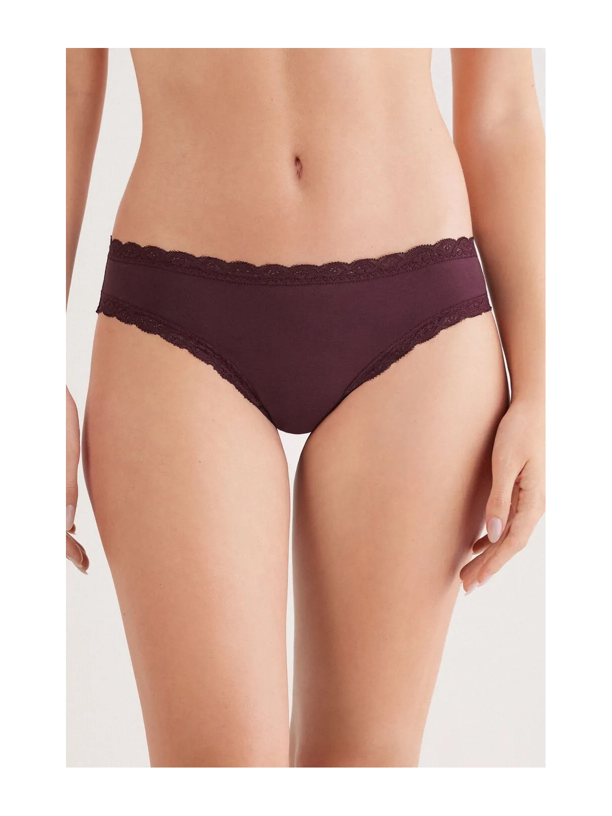 Calcinha Em Algodão e Renda Vermelho Intimissimi