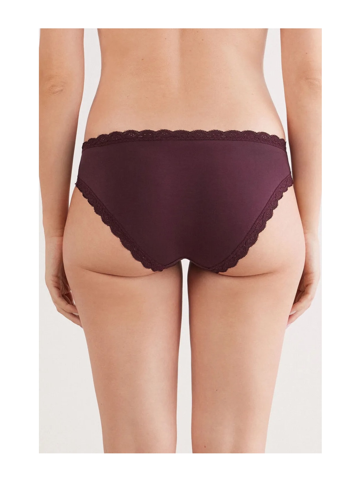 Calcinha Em Algodão e Renda Vermelho Intimissimi