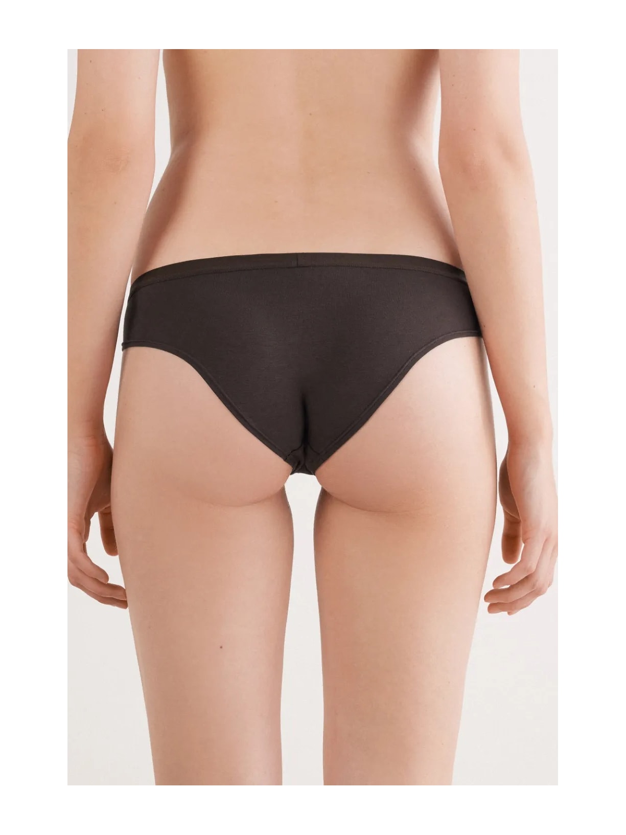 Calcinha Em Algodão Marrom Intimissimi