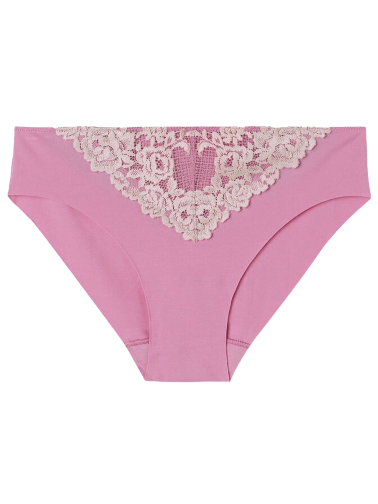 Calcinha Em Algodão Sem Costuras Pretty Flowers - Rosa