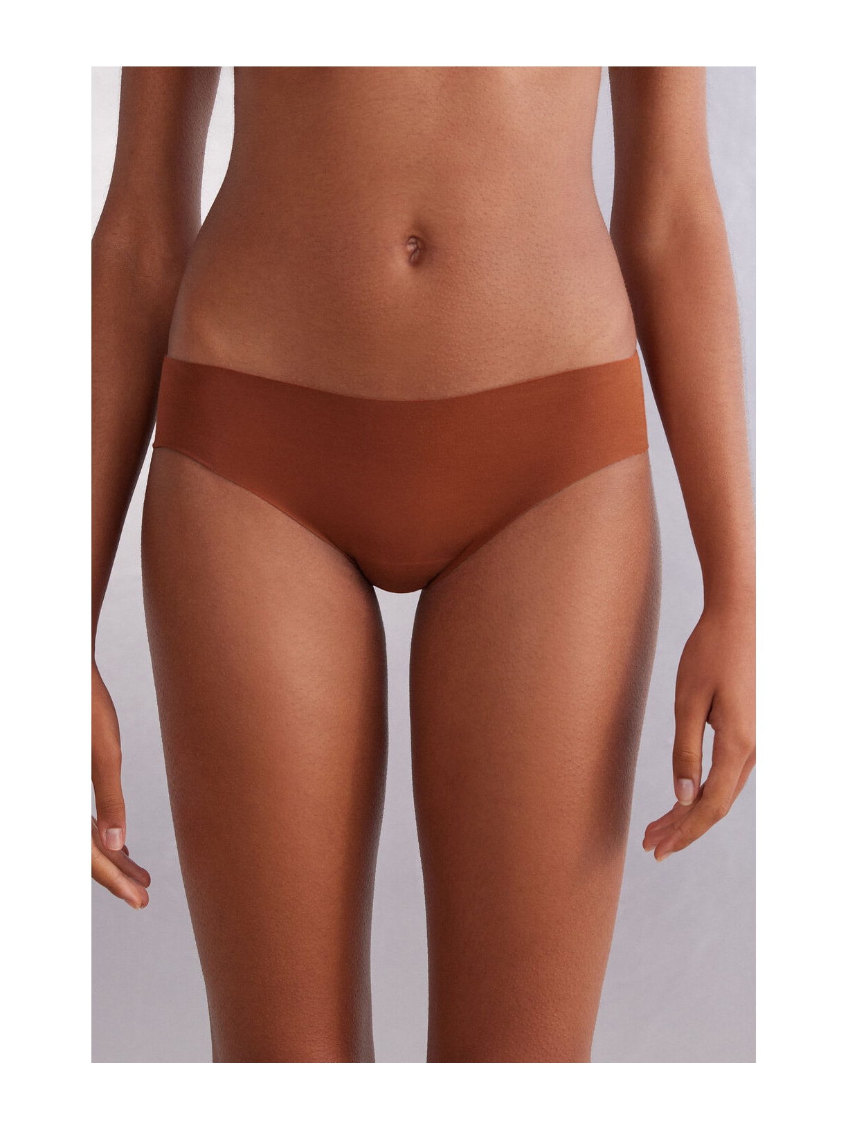 Calcinha Em Algodão Supima Sem Costuras Laranja Intimissimi