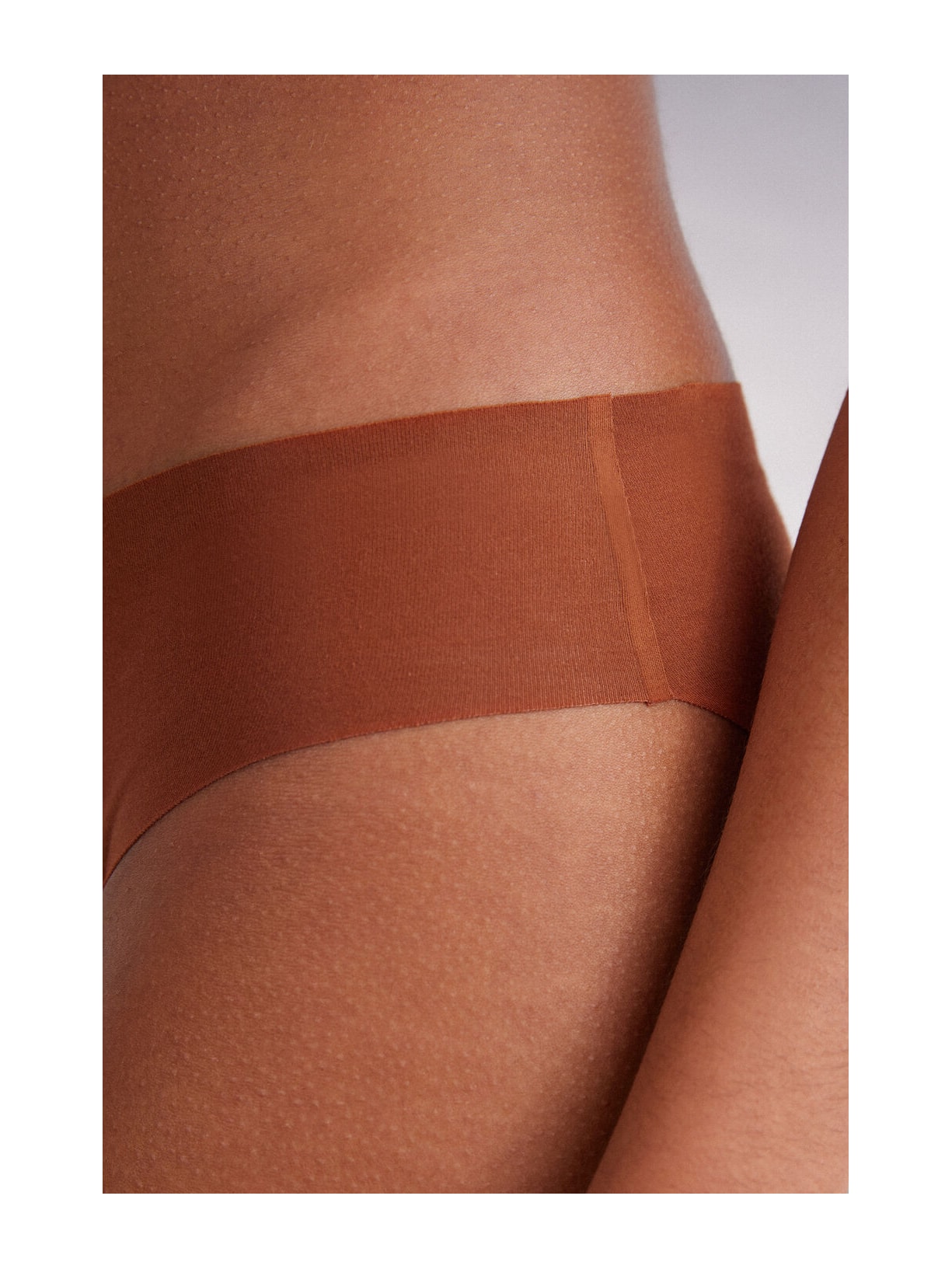 Calcinha Em Algodão Supima Sem Costuras Laranja Intimissimi