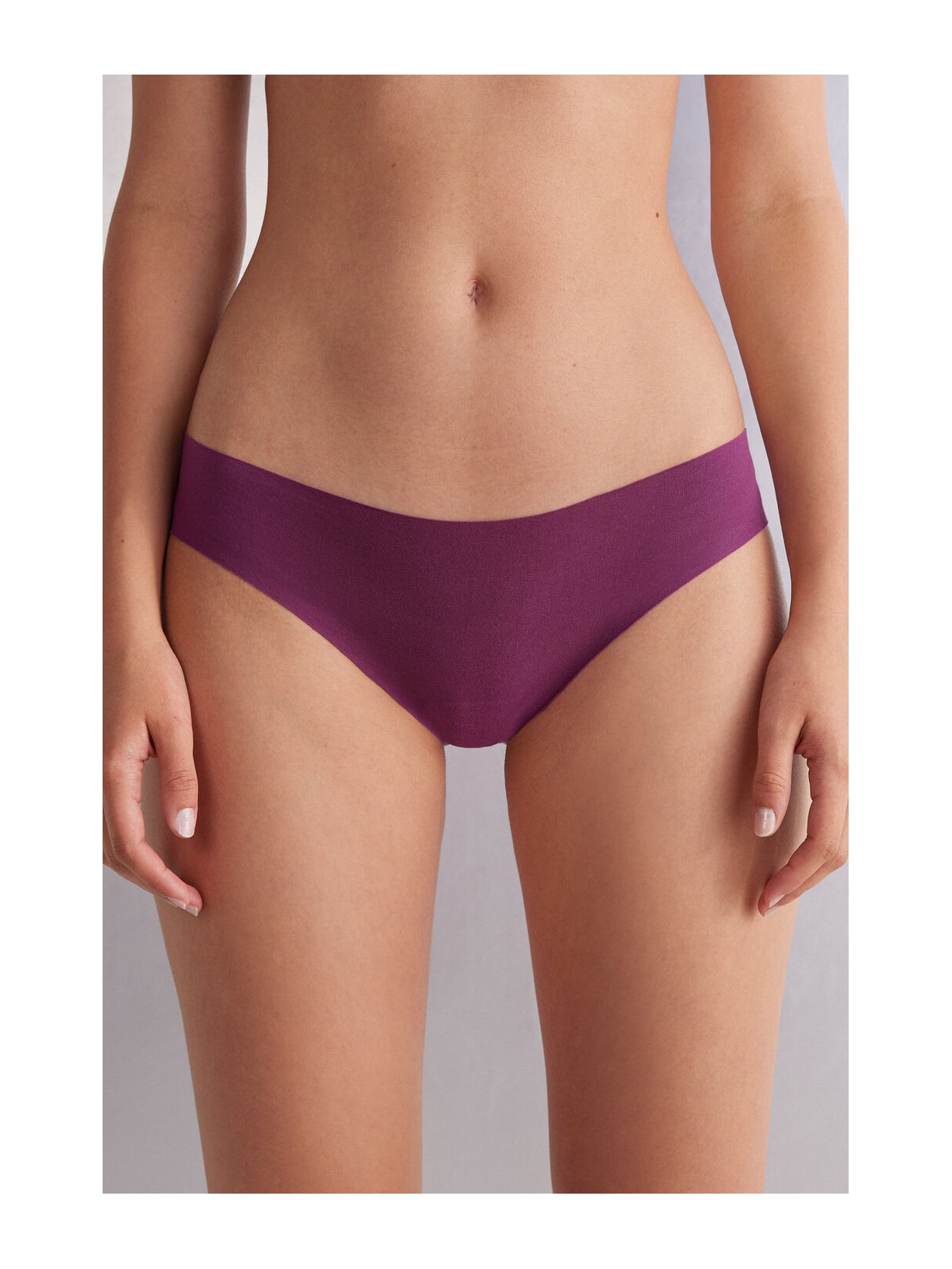 Calcinha Em Algodão Supima Sem Costuras Roxo Intimissimi