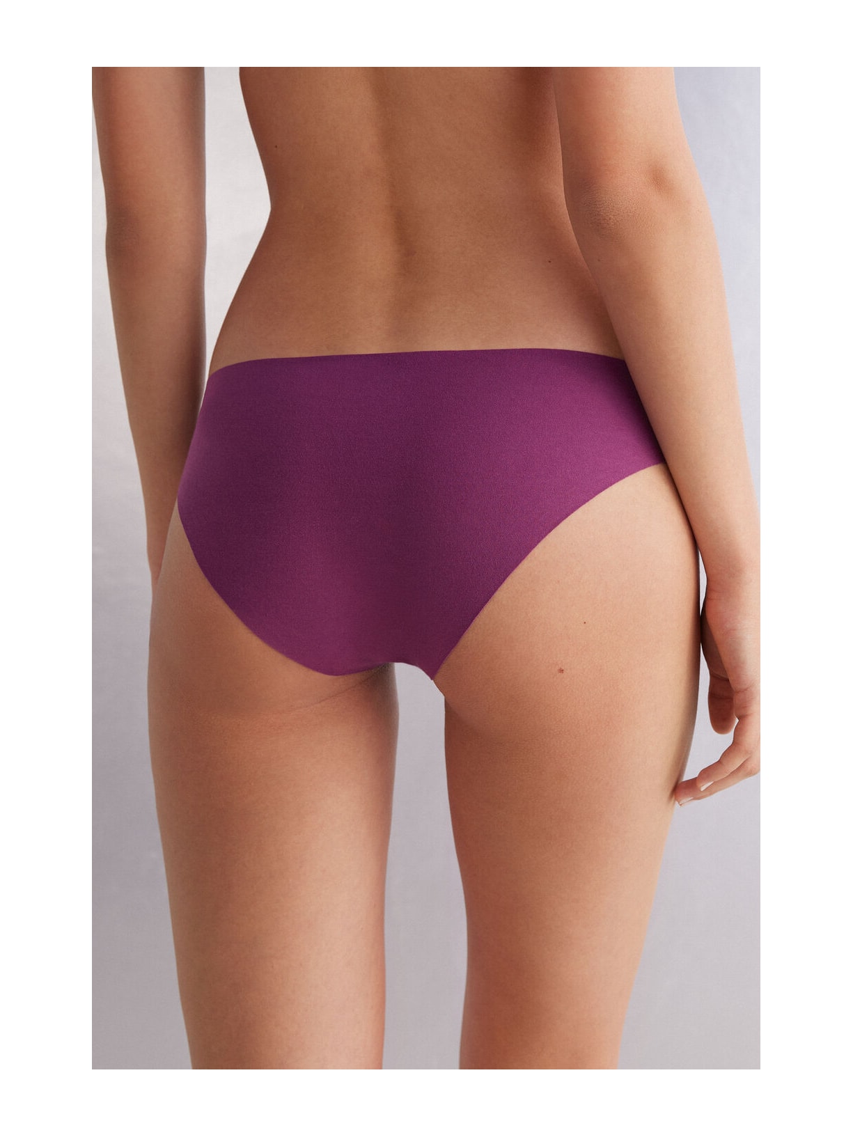 Calcinha Em Algodão Supima Sem Costuras Roxo Intimissimi