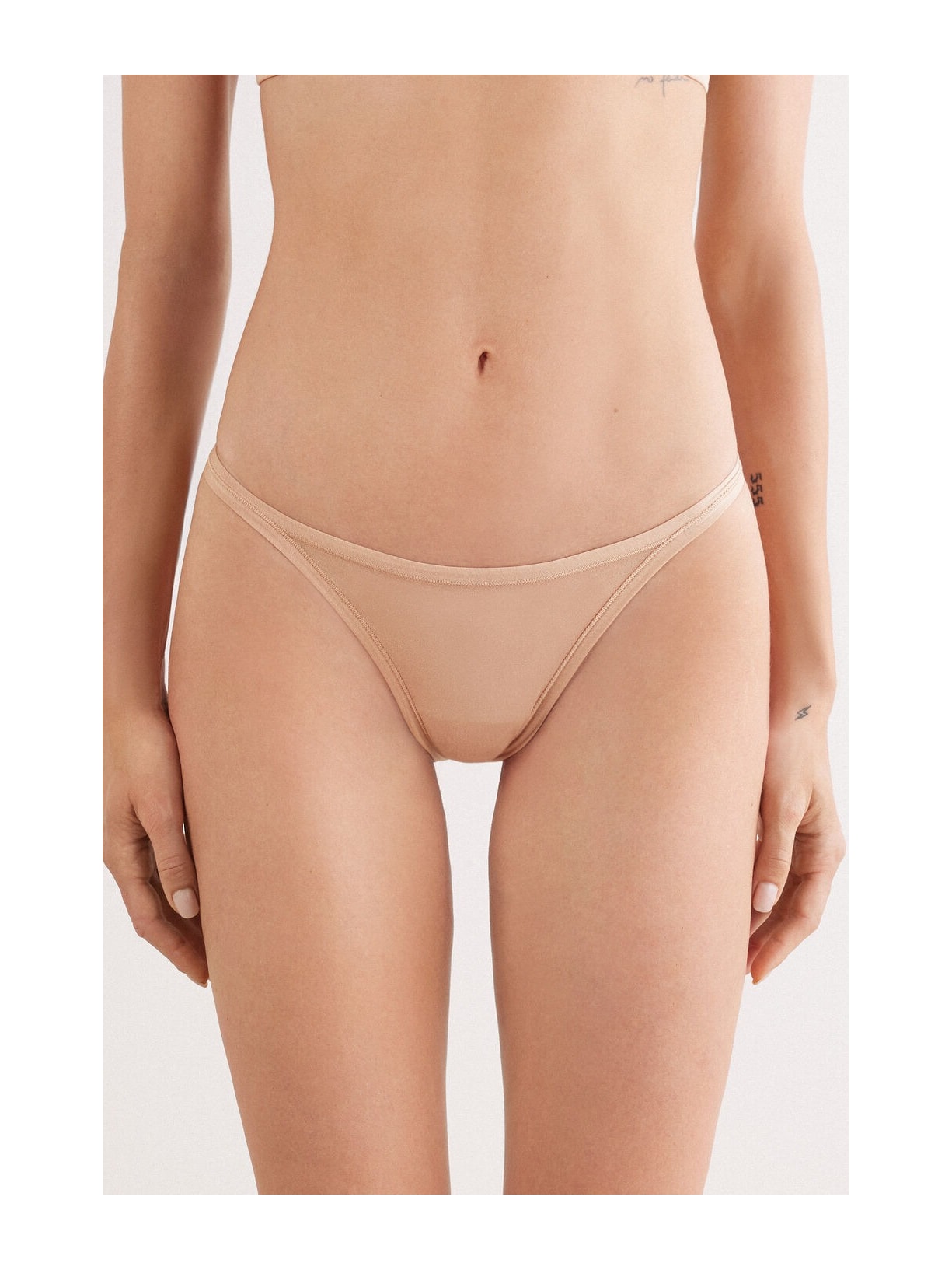 Calcinha Em Algodão Ultralight Bege Intimissimi