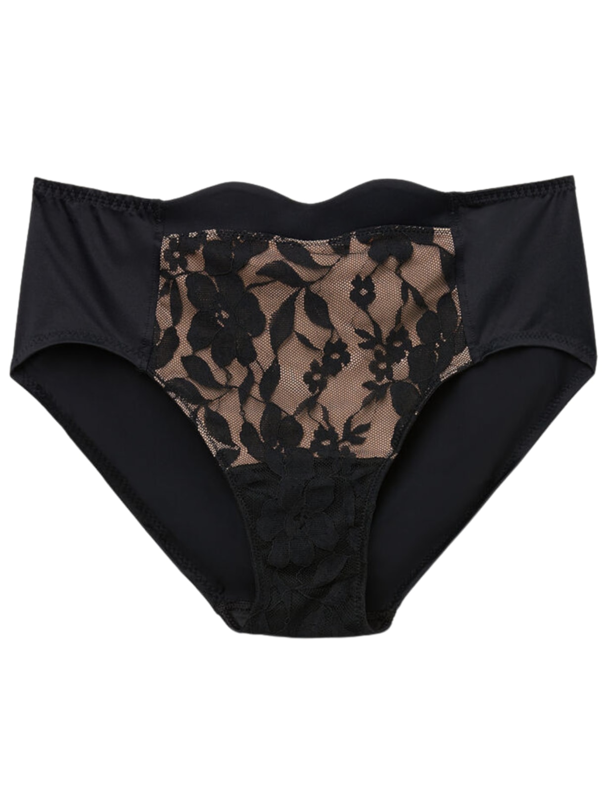 Calcinha Em Microfibra e Renda The Art Of Romance - Preto