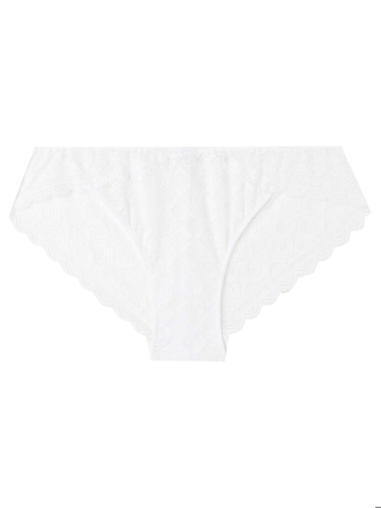 Calcinha Em Renda Cintura Baixa - Branco