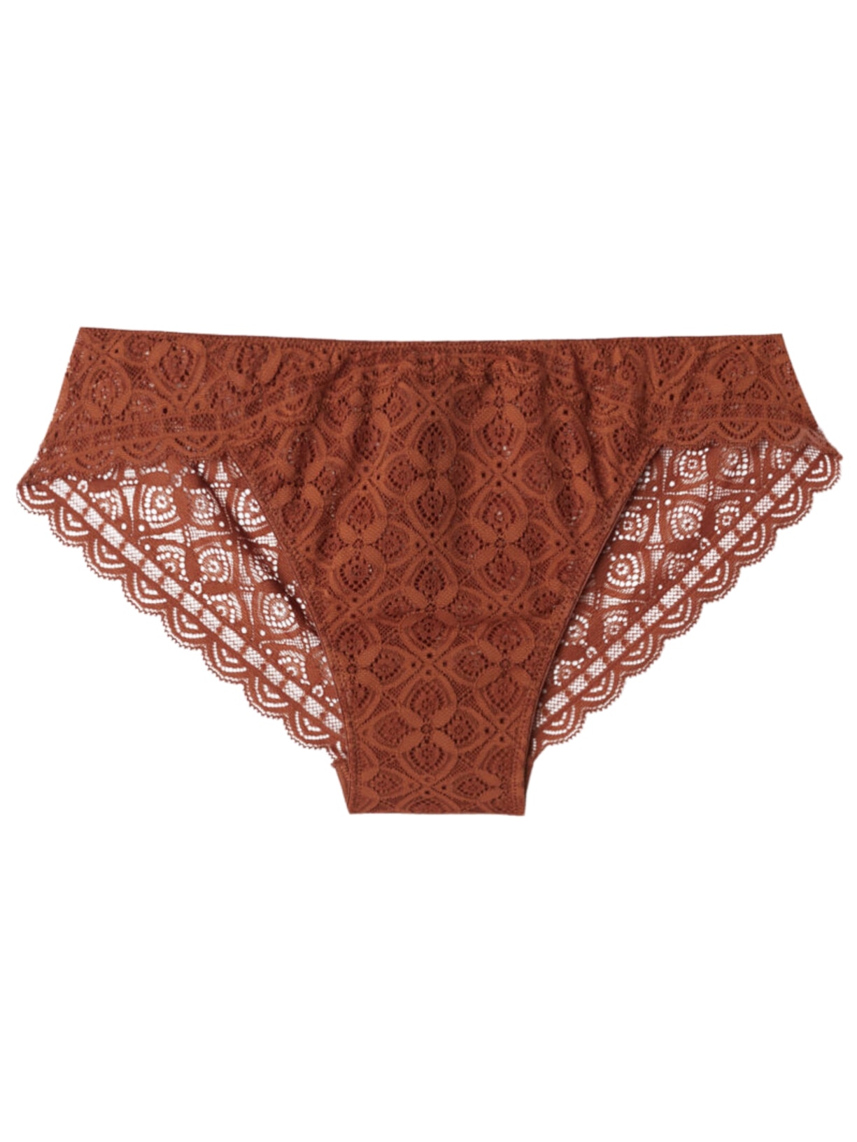 Calcinha Em Renda Cintura Baixa Laranja Intimissimi