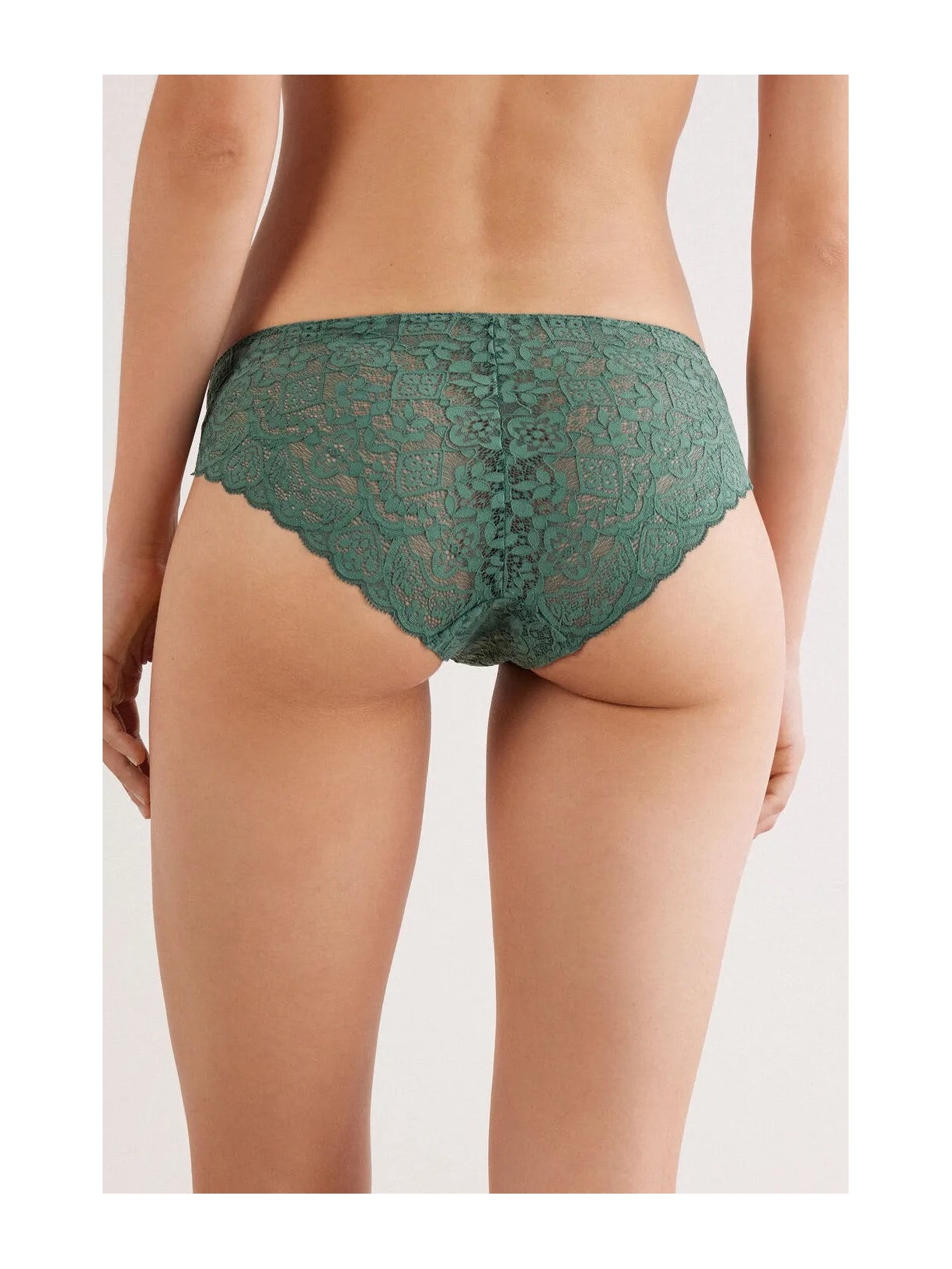 Calcinha Em Renda Verde Intimissimi