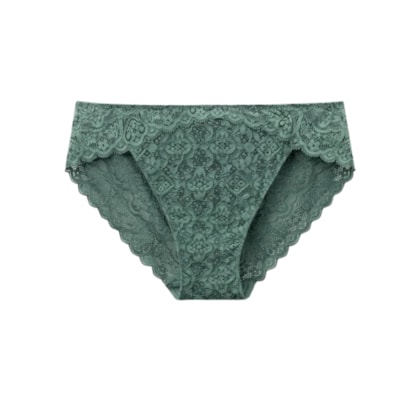 Calcinha Em Renda - Verde