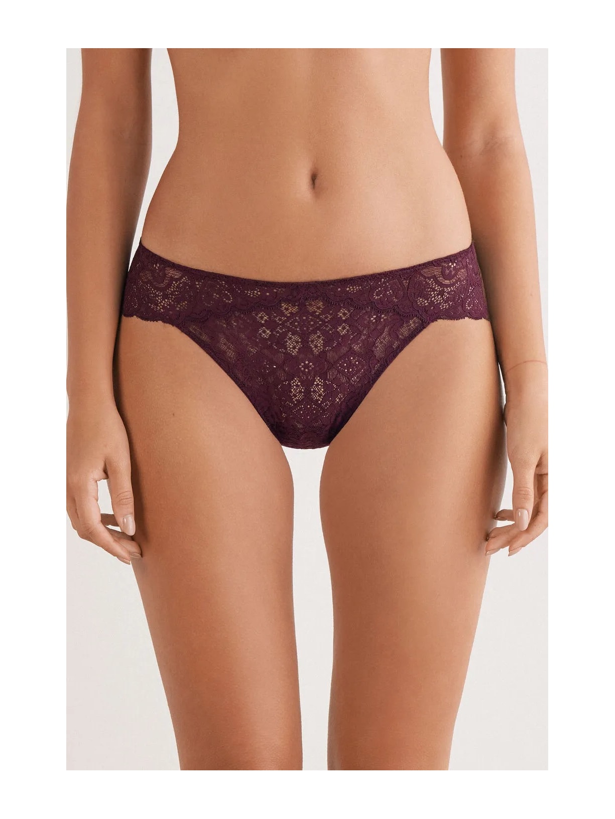 Calcinha Em Renda Vermelho Intimissimi