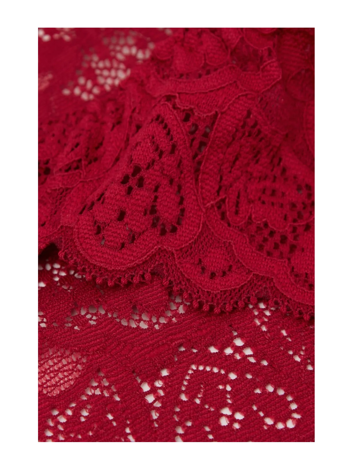 Calcinha Em Seda e Renda Vermelho Intimissimi