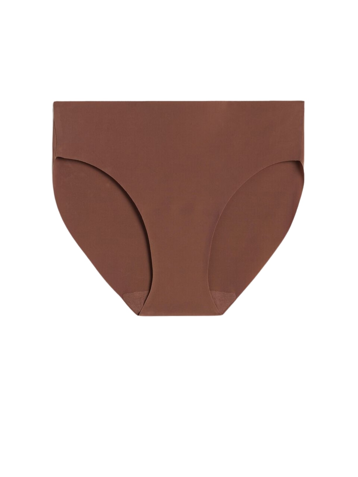 Calcinha Envolvente De Microfibra Sem Costura - Bege