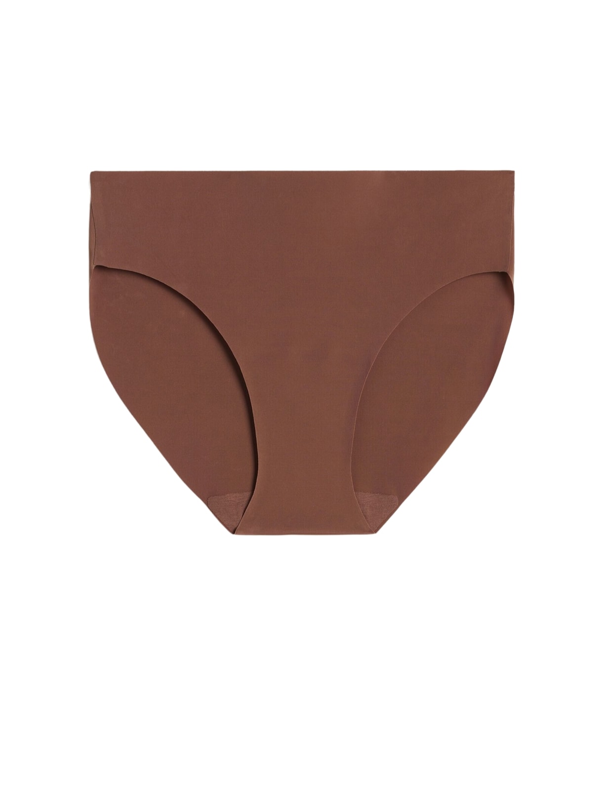 Calcinha Envolvente De Microfibra Sem Costura - Bege