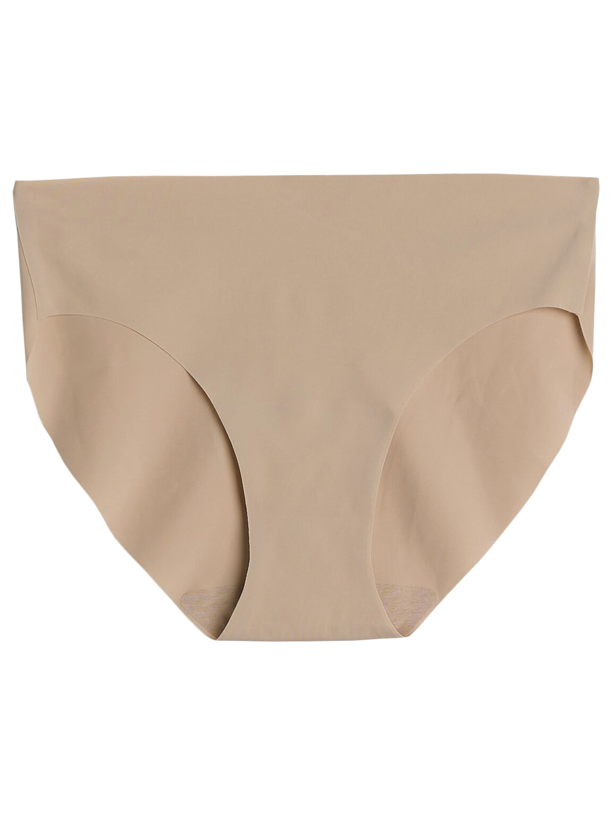 Calcinha Envolvente De Microfibra Sem Costuras - Bege