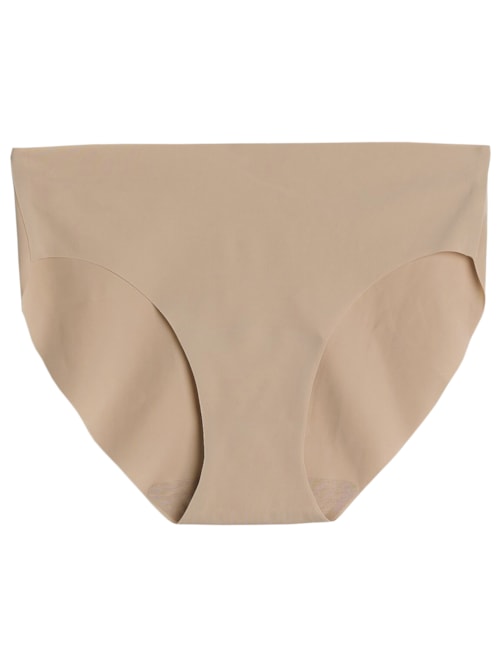 Calcinha Envolvente De Microfibra Sem Costuras - Bege