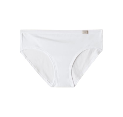 Calcinha Envolvente Em Algodão - Branco