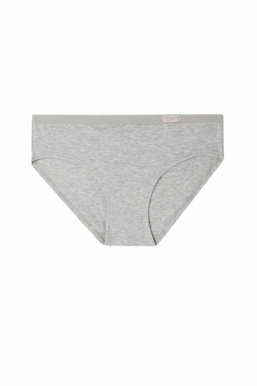 Calcinha Envolvente Em Algodão - Cinza