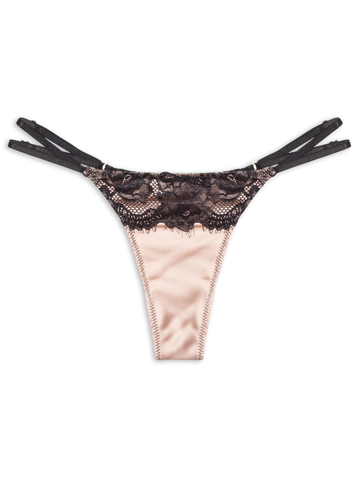 Calcinha Fio Cetim Marina - Rosa