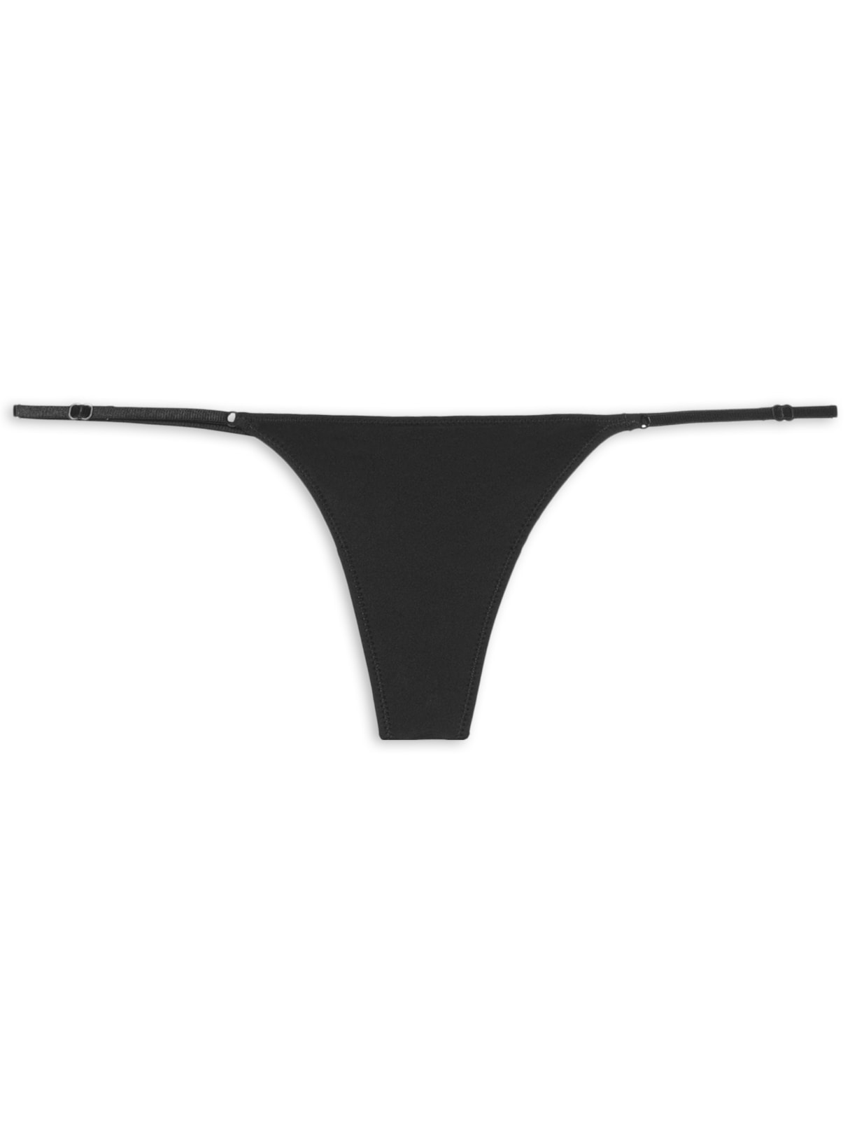 Calcinha Fio Com Regulagem Lateral Comfy - Preto