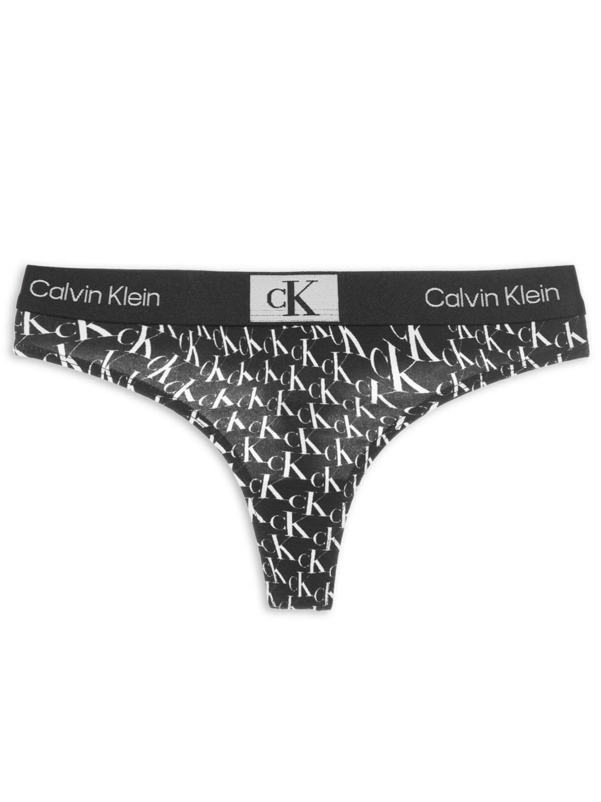 Calcinha Fio Dental 1996 Print Warped - Preto