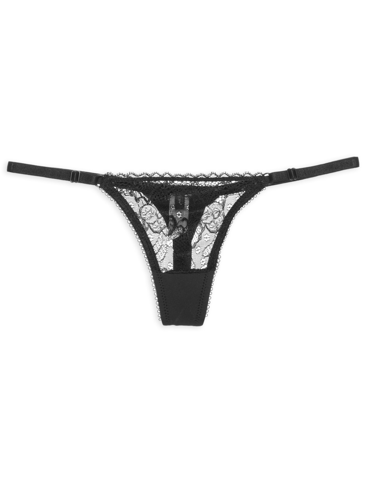 Calcinha Fio Dental Básico Todo Dia - Preto