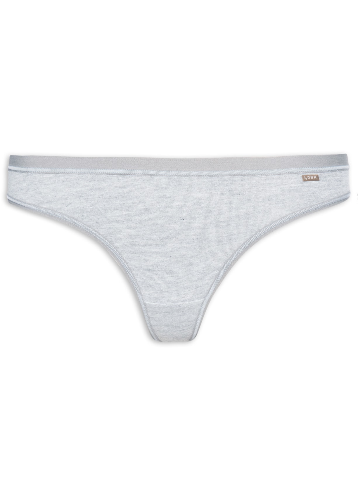 Calcinha Fio Dental Cinza Lupo