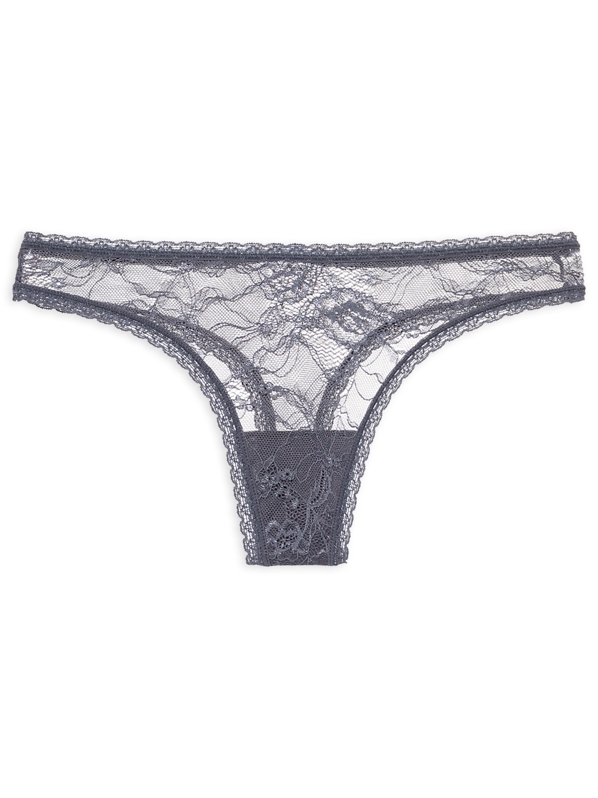 Calcinha Fio Dental - Cinza