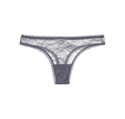 Calcinha Fio Dental - Cinza