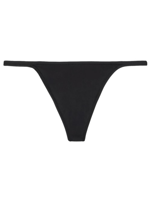 Calcinha Fio Dental Com Lateral Fina - Preto