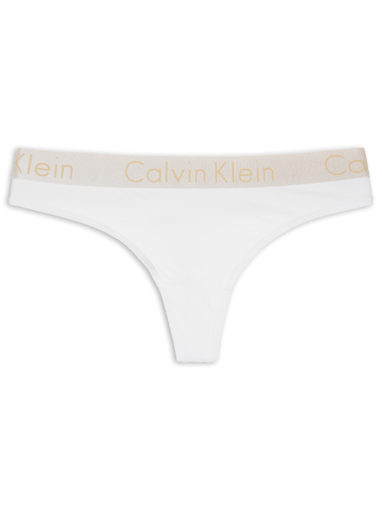 Calcinha Fio Dental Cotton Reveillon - Dourado
